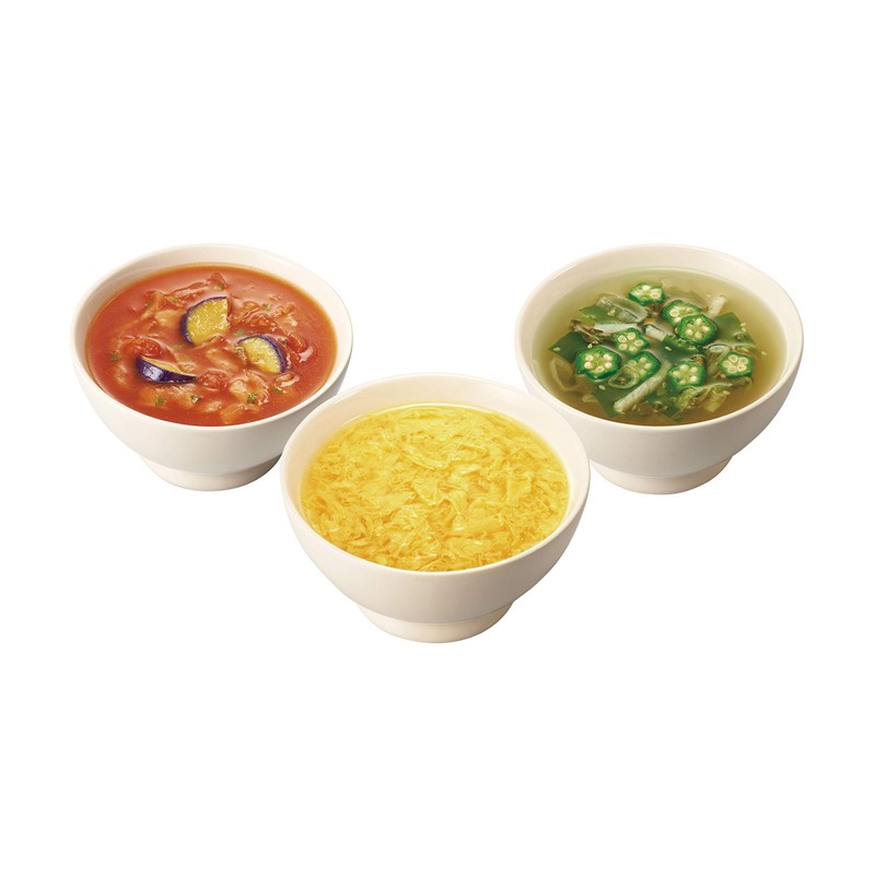 Amano Foods The Umami Soup, 3 Types, Set of 8
