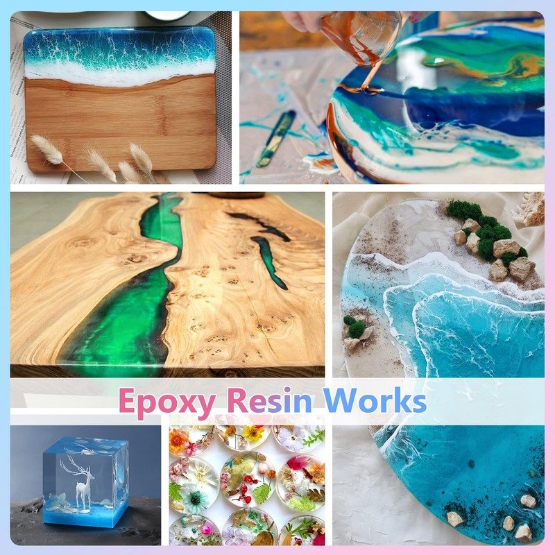 Epoxy Resin 1Gallon - Crystal Clear Epoxy Resin Kit -
