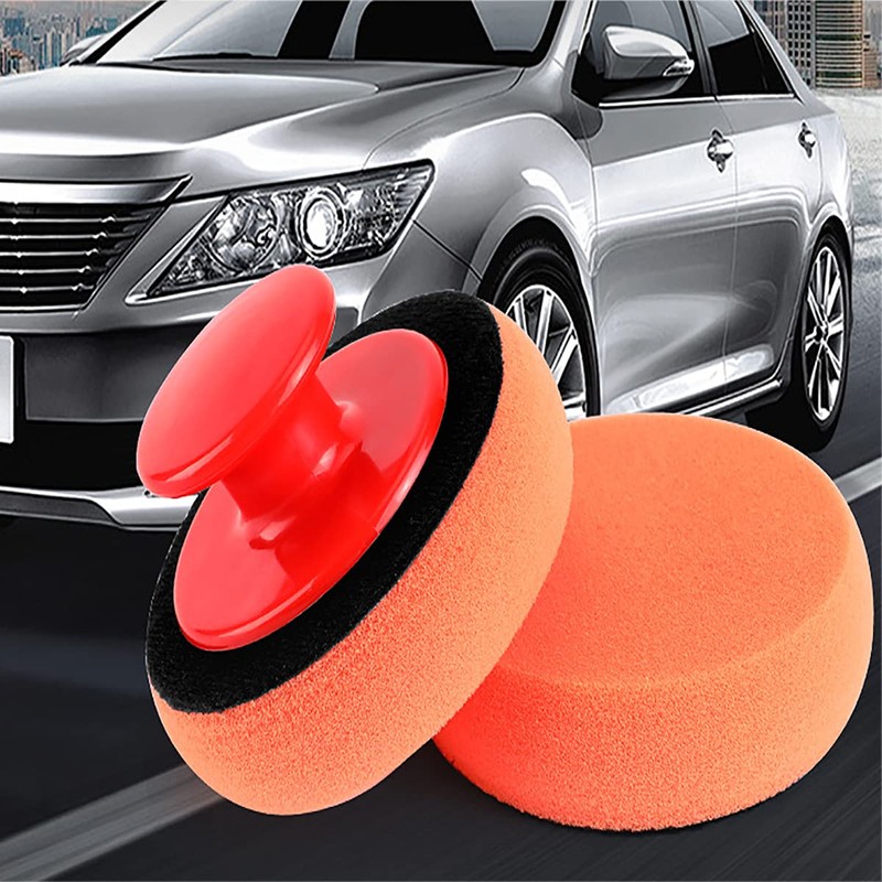Buffing Polishing Pads, 5Pcs 3.9 Inch Backing Plate Compound Buffing