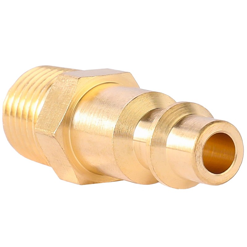 BILAL Brass 1/4-Inch NPT Male Industrial Air Hose Quick Connect