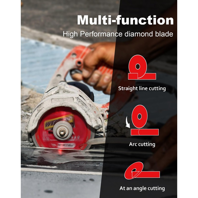 Casaverde 7" Porcelain Diamond Cutting Blade with 5/8" Arbor,Wet Cutting