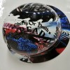 Pyramex full brim hard hat custom hydro dipped IN LIBERTY