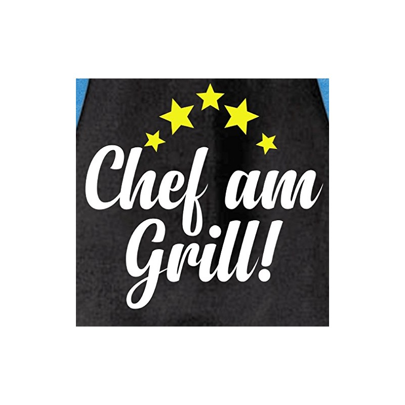 Shirtoo Barbecue Apron Chef am Grill Funny Gift for Men