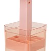 Lipstick Holder Auto Lifting Dustproof Large Capacity Transparent Window Lipstick