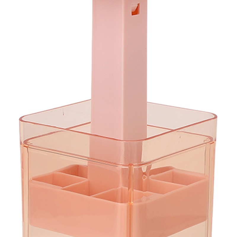 Lipstick Holder Auto Lifting Dustproof Large Capacity Transparent Window Lipstick