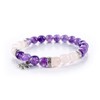 VitaJuwel Bodhi Charms TRANQUILITY Bracelet with Amethyst, Rose Quartz and