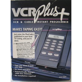 VCR PLUS, INSTANT PROGRAMMER BY GEMSTAR