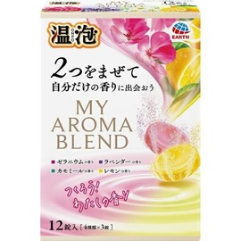 Onpo My AROMA BLEND 12 Tablets Geranium, Lavender, Chamomile, Lemon Scent