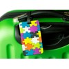 HAUPTSTADTKOFFER Kofferschild, Namensschild, Kofferanhänger ?Puzzle? Luggage Tag, 10 cm, Multicolour