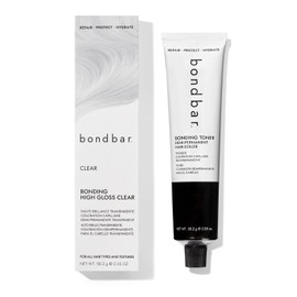 Bondbar Bonding High Gloss Clear for all hair types, Vegan, Built in Bonding, 2.05 Oz