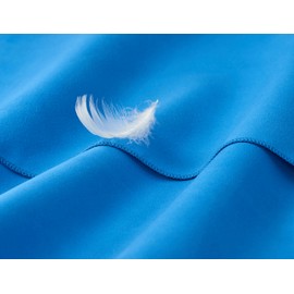 Fit-Flip Microfibre towel - compact, ultra lightweight & quick dry towel - the perfect gym, travel & beach towel - swimming towel for sports, camping & hiking (80x160cm blue + bag)