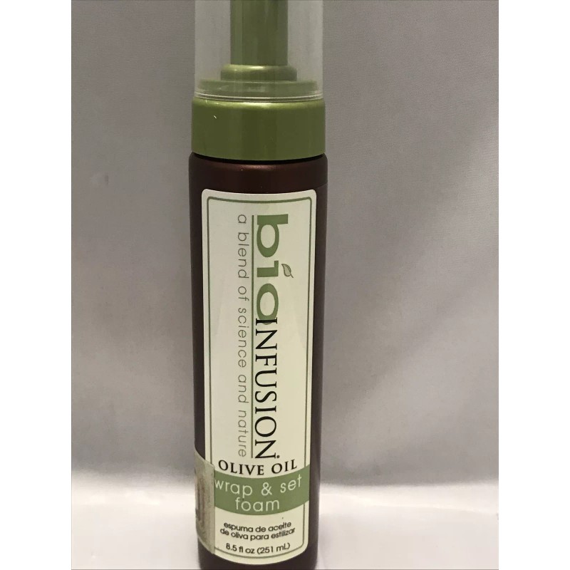 Riviera Brands Bioinfusion Olive Oil Wrap & Set Foam, Alcohol-Free,