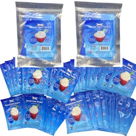 Instant Snow Powder to Use for Exploring Absorption, Evaporation and Polymers in Science Activity for Kids - 40 Packs