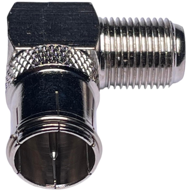 CESS - Conector F-Jack coaxial de ángulo recto a F-Quick