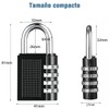 Candados Combinación-Candado de Seguridad Combinaciones de 4 Dígitos Ideal para