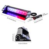 8-LED Emergency Strobe Light 12V 8-LED Car Warning Light Bar
