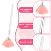 2 Pcs Face Mask Applicator Fan Brushes for Facial Soft
