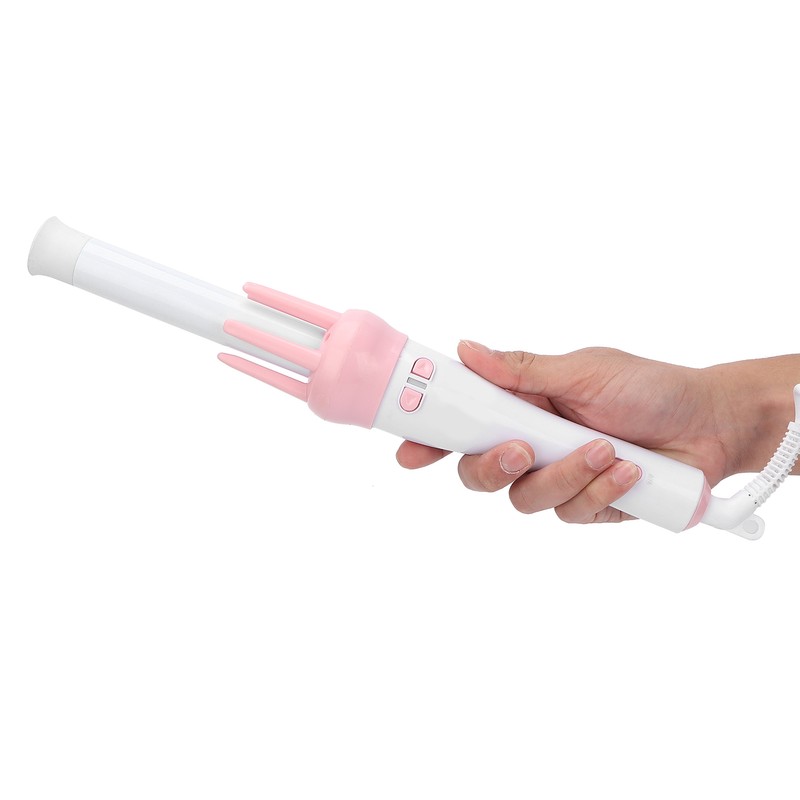 Professional Ceramic Curling Iron Automatic 360° Rotating Hair Curler Electric