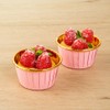 Panificio 3.5 Ounce Baking Cups, 50 Greaseproof Foil Cups -