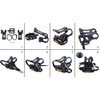 1 Pair Nylon Toe Clip Straps for MTB, Road, Mountain