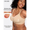 OEAK Womens Wireless Seamless Bras Full Coverage Supportive Lounge Bra