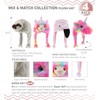 DolliBu Mix and Match Animal Plush Hat Set of 4