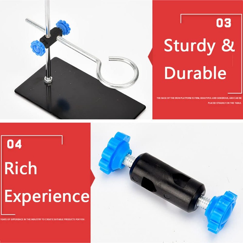 Laboratory Retort Support Stand for Titration Extraction, with a Burette