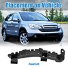 X AUTOHAUX Left Side Car Front Bumper Mounting Support Bracket