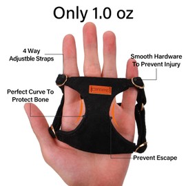 CHEDE No Pull Puppy Harness and Multifunction Dog Leash Set- 8 Colors Soft Adjustable No Choke Escape Proof Cute,Lightweight Pet Vest Harness for Small and Medium Dog (XXS, Black)