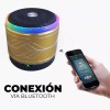 Maíz Bocina Bluetooth Recargable Usb Inalambrica Portatil Luz Led