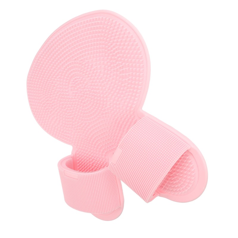 Foot Scrubber Shower Mat with Strong Suction Cups Prevent Slip