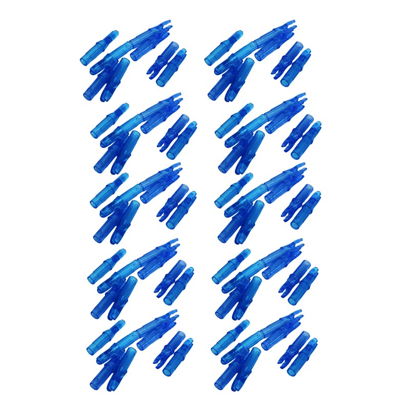 100pcs Archery Arrow Nock Durable Plastic Insert Arrow Nocks Light