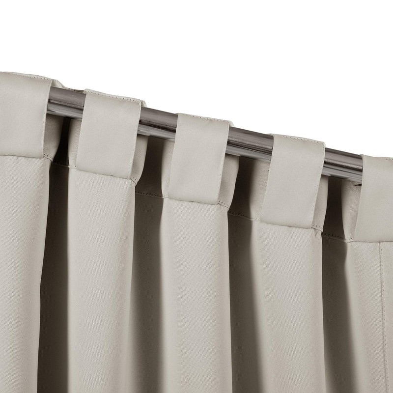 Lush Decor Wheat 1 Insulated Back Tab Blackout Window Curtain