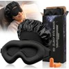 Kit de Sueño Profundo, Antifaz para Dormir 3D 100% Oscuridad