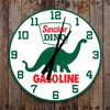 Decorative Concepts Sinclair Gasoline Dino Aluminum Metal Round Wall Clock