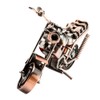 SwirlColor Motorcycle Model Iron Motorbike Lovers Gift for Art Collection