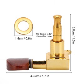 3L3R Tuning Pegs, Locking Tuners Machine Heads Replacement Part for Acoustic Electric Guitar(Gold)