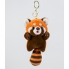 WEIGANGFANG Cute Plush Red Panda Keychains Kawaii Accessories Decorative Pendants