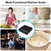 HUAJUN Mini-Kaffeewaage mit Timer und USB-Ladegerät, 2 kg/0,1 g, Espressowaage,