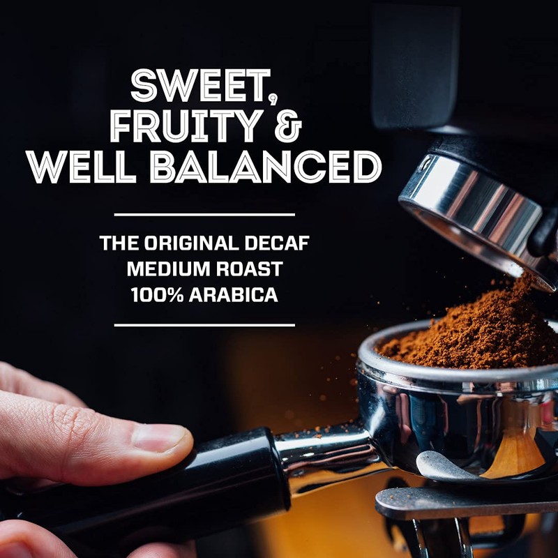 Eight O'Clock Coffee The Original Decaf Ground Coffee, Medium Roast,