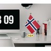 Norway Desk Flag, 30 cm Large Small Norwegian Banner Outdoor,