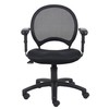Boss Office Products Mesh Task Chair with Adjustable Arms in