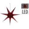 COM-FOUR® Luminous Star in 3D with LED Lighting in Warm