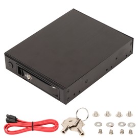 2.5in Internal HDD Enclosure Single Bay SATA III Interface Independent Switch 7mm to 15mm Thickness Internal SATA Tray