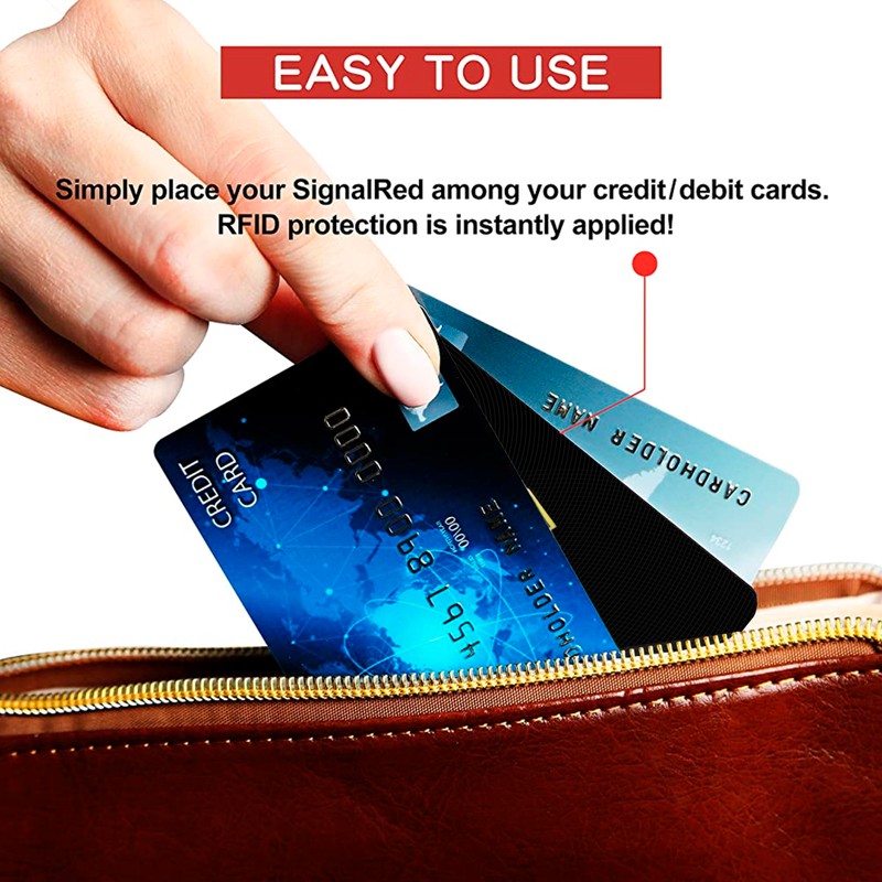 SaiTech IT 2 Pack RFID Blocking Card, One Card Protects