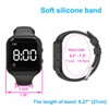 Vibrating Alarm Watch Water Resistant Wake Up Wristband Silent Pill
