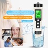 Hydrogen Water Tester 4 in 1 PH,H2,ORP&Temp,pH Meter ORP Meter