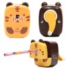 Pencil Sharpener Cute Metal Desktop Pencil Sharpener with Handle, Cartoon