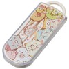 Skater TACC2AG-A Children's Antibacterial Trio Set, Chopsticks, Spoon, Fork, Sumikko