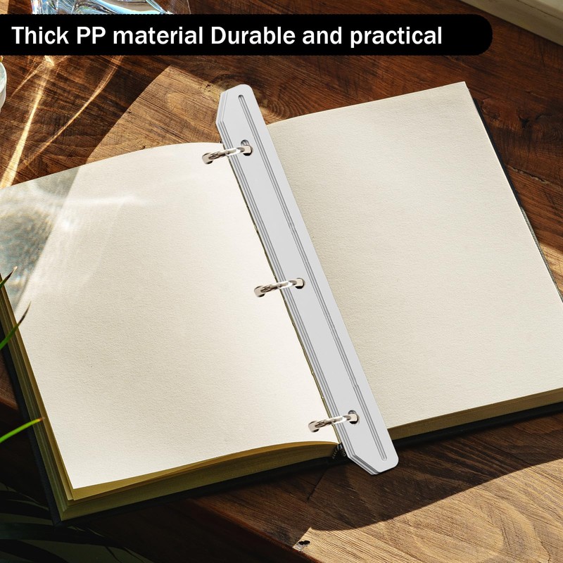 3 Hole Punched Magazine Holders, 40 PCS 3 Hole Punched